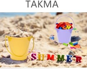 Colored Tin Buckets with Handle, 6 Pack 7.48 inch Galvanized Iron Pail Buckets for Kids, Classroom, Crafts and Party Favors