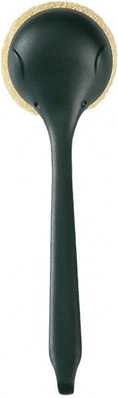Kitchen Dish Scrubber with Long Handle, Heavy Duty Scrubbing Brushes for Dishes, with Plastic Replacement for Cleaning Kitchen, Pots, Pans, Grills (Long Handle Green)