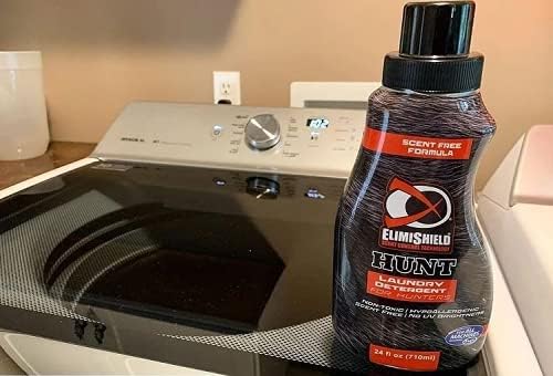 Bryson Industries Elimishield Starter Kit: Scent Control for Hunting (Laundry Detergent, Body Foam Sanitizer, Hair and Body Wash, and Spray),BELM0428