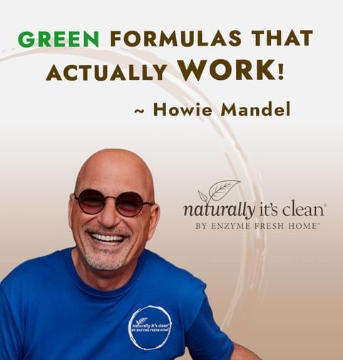 naturally it's clean Floor Cleaner Concentrate | Makes 24 Gallons | Safe for All Floor Types | Hardwood & Tile Floor Cleaner | pH Neutral & Biodegradable | Kids & Pets Safe | No Rinse, Destroys Odors