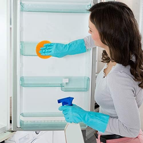 Blulu Plastic Dish Scrubbers for Dishes Pot Round Nylon Pad, Mesh Scouring Non Scratch Pads(Rainbow Colors,30 Pieces)