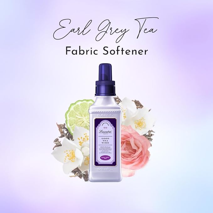 Laundrin Laundry Softener Earl Grey Tea, 2pk - Fabric Softener Liquid - Eco-Friendly & Plant-Based Softener - Household Laundry Scent Boosters - Laundry Fabric Softener - Fabric Scent Softener