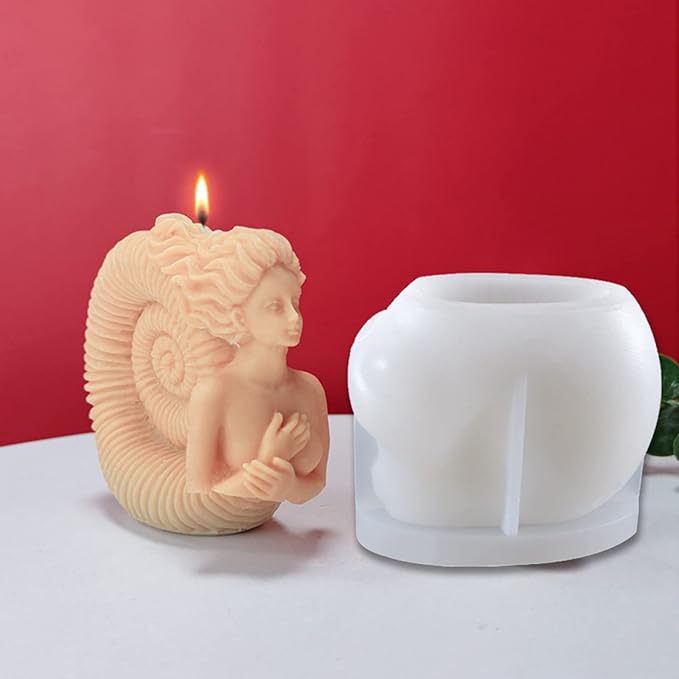 Conch Candle Silicone Mold Soap Mold Fondant Chocolate Cake Mould Aromatherapy Gypsum Craft Decoration Mold Resin Molds