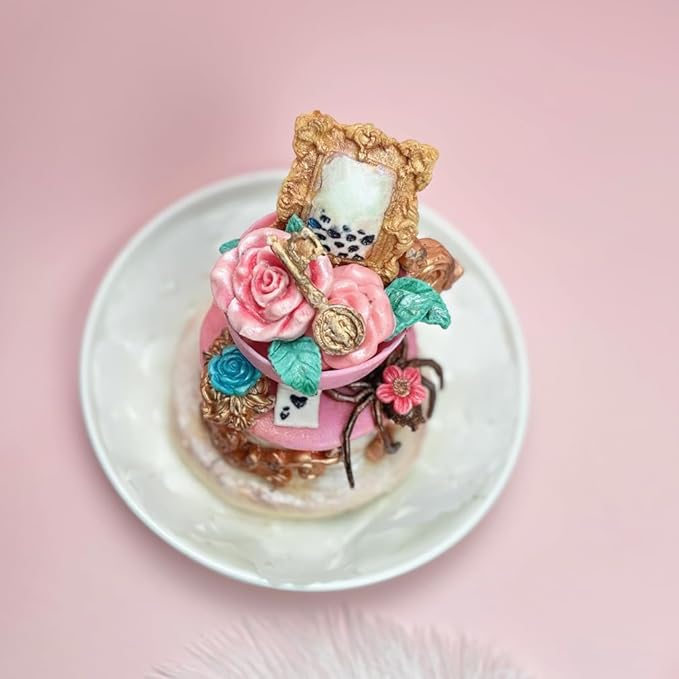 Vintage Inspired Key and Keyhole Silicone Molds 2-count