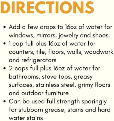 Clean It Well • 8 oz Concentrate – Natural Citrus All-Purpose Cleaner