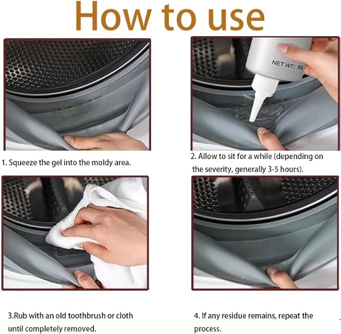 2PCS Nexa Remover Gel,Nuroclean Remover Gel,Suitable For Bathroom And Kitchen Tile Gaps,Wall Cleaning,Highly Effective In Penetration,Safe Formula That Does Not Damage The Surface