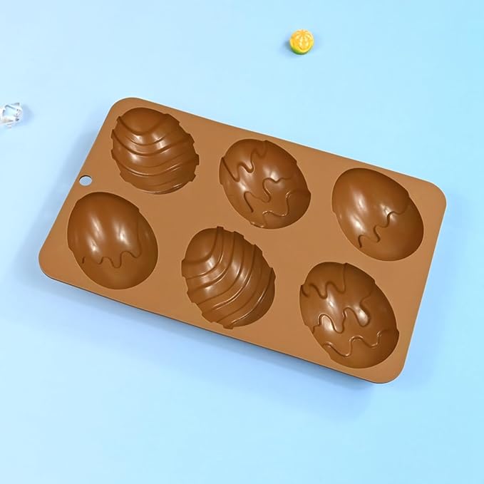 mostsom Silicone Easter Egg Baking Mold - Non-Stick Chocolate, Cake, Jelly, Mousse Molds, Truffle & Ice Cube Mold for Candy Making - Easy Release, Durable (G_ Easter Egg)
