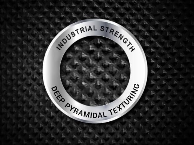 PermaSafe HD Black Disposable Nitrile Industrial Gloves, 6+ Mil, Latex-Free, Raised Textured, Mechanics, Medical, Food, More - Large Box of 1000