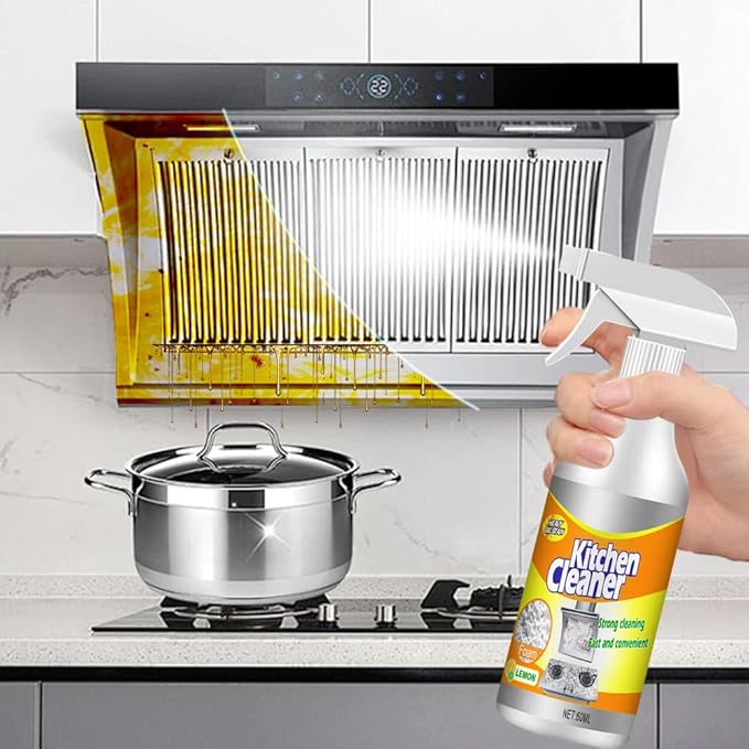 Kitchen Foam Cleaner, 2025 New All-Purpose Foam Spray for Stubborn Stains, Upgraded Multi-Purpose Cleaner for Pots and Pans (2PCS)