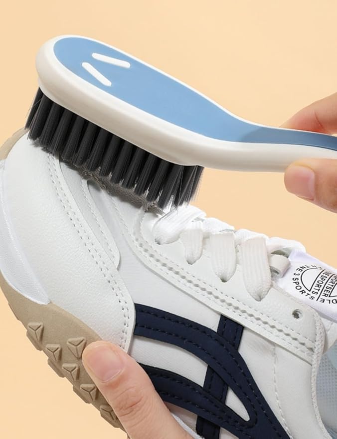 2Pack Blue Soft Fur Cleaning Brush-Laundry Brush Cleaning Tools, Decontamination Brush - Carpet Brush - Handheld Matte Brush-Suitable for Clothes, Carpets, bathrooms, Kitchens, Shoes, etc