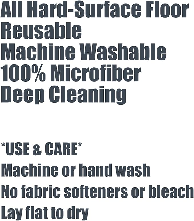 2 Pack Mop Replace Head Compatible with Ocedar Easy Wring Spin Mop, Microfiber Mop Refill Spin Mop Replacement, Deep Cleaning Machine Washable and Easy-to-Replace