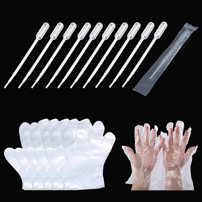 Suppository Molds 2.4 ML 150 PCS Kit with 10 PCS Pipettes & 5 PCS Gloves for DIY Suppositories