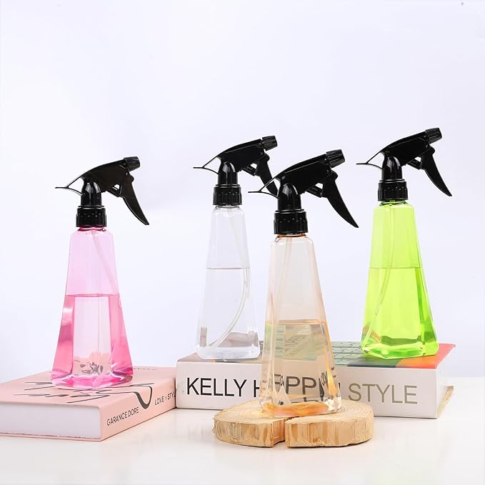 Spray Bottles 12oz/350ml Empty Spray Bottles Refillable Mister Bottle with Multicolor for Cleaning, Plants, Hair, Cooking