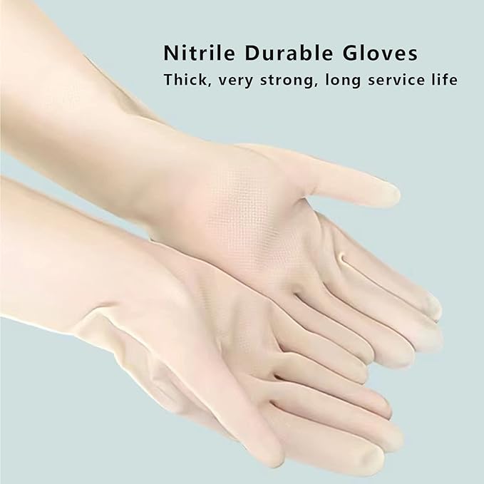 Cleaning Gloves,Dish Gloves,Gloves for Washing Dishes,Heavy-Duty, Durable, Non-Slip,Long Service Life,3 Pairs