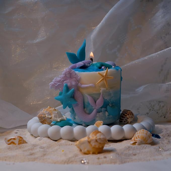 Mermaid and Sea Creatures Clay Molds for Crafts