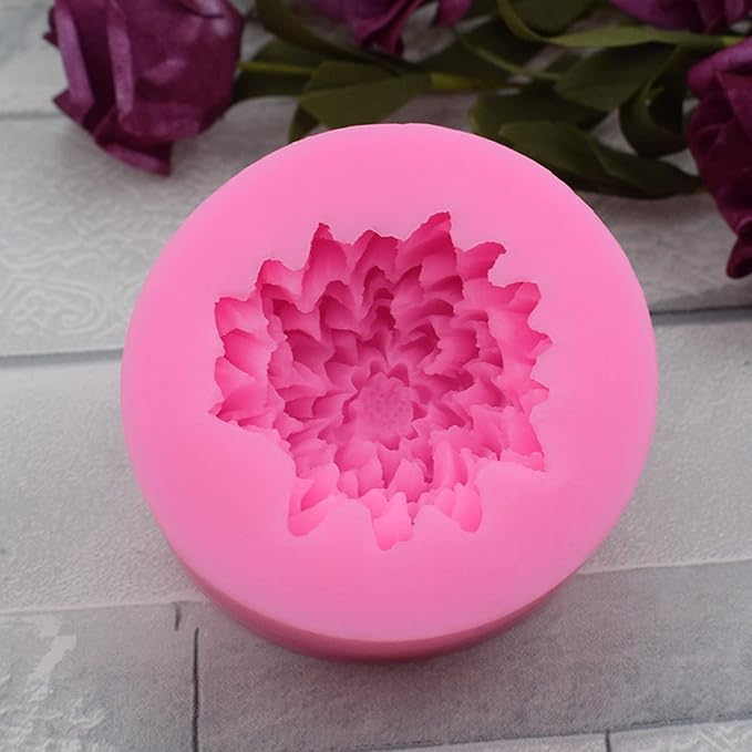 Chrysanthemum Flower Silicone Soap Mold Candle Mold Fondant Chocolate Cake Candy Mould Resin Clay Baking Pastry Tools