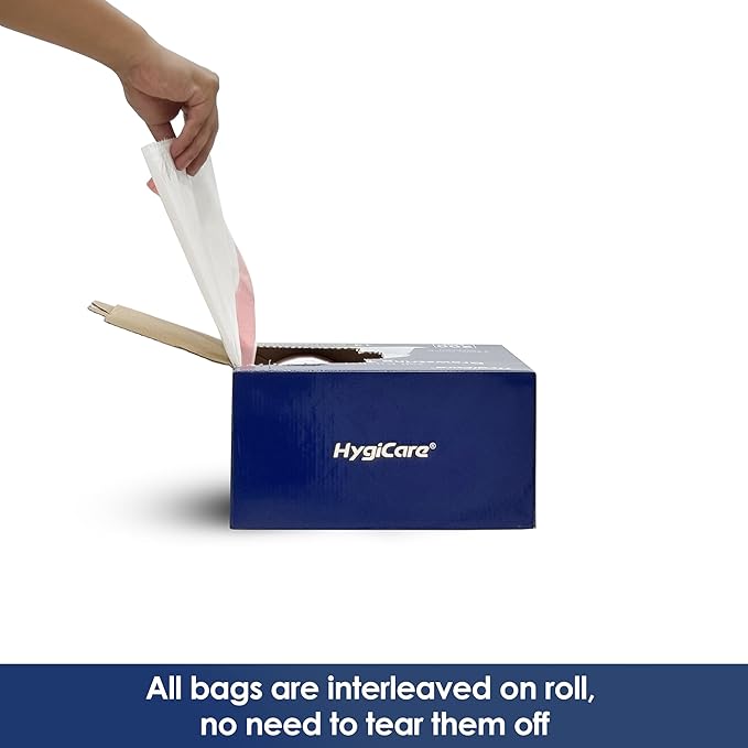 13 Gallon Tall Kichen Trash Bags, Unscented 200 Count Drawstring Garbage Bags, Pre-Separated, Ultra Strong, Leakproof, Sturdy, White