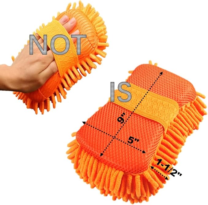 Electrostatic Hand Duster for Fast Cleaning Sensitive Surface, Non Feather Type, No Dust Fly, Desk Car Dust Brush, with Modified Washable Chenille Microfiber