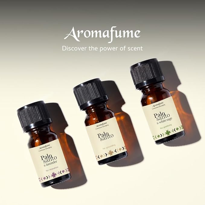 Palo Santo + Cinnamon, Sandalwood, Palo Santo + Lavender Essential Oil Diffuser Blend | 3 x 0.33 fl oz /10ml | Aromatherapy | Smudging | Air fresheners for Home | Meditation Accessories