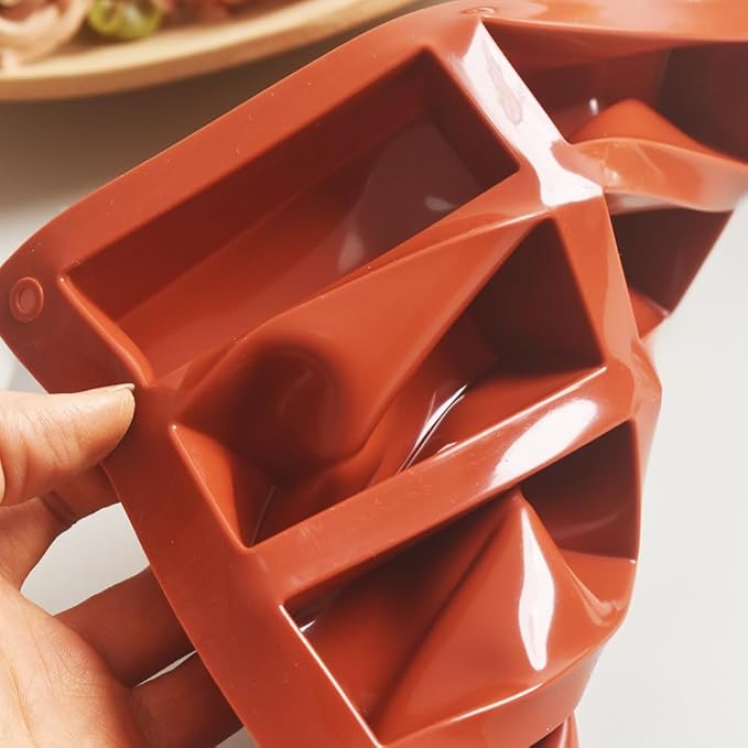 12 Cavity Rectangle Granola Bar Silicone Mold, Butter Stick Mold, Pack of 3