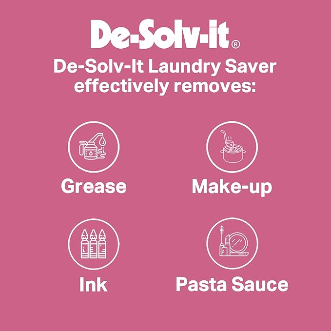 De-Solv-it Orange-Sol Laundry Saver, Instant Stain Remover for Laundry, Hair and Skin-Safe (12-Ounce)