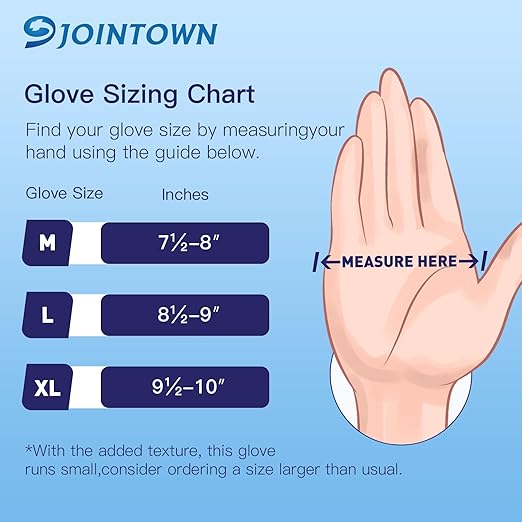 Jointown Basic Heavy Duty Nitrile Gloves, Mechanic Gloves 8 Mil Nitrile Disposable, with Raised Diamond Texture, Case of 1000, Orange, XLarge