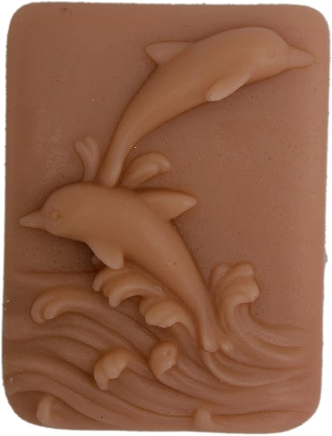 Silicone Soap Mold Dolphin Embossed Handmade Soap Decoration Moulds DIY Plaster Candle Molds Fondant Cake Crafts