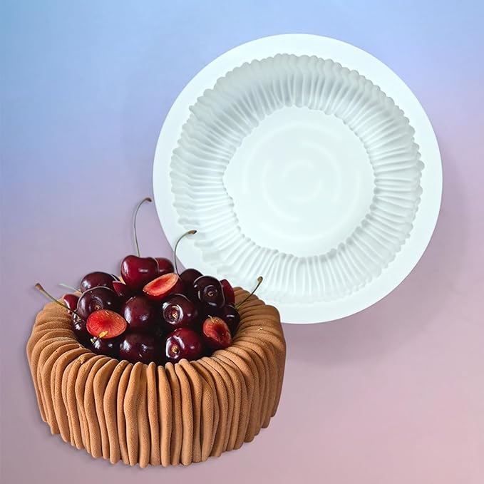 mostsom Silicone Molds for Baking Non-Stick Candy, Chocolate, Cookie, Oreo, Mini Soap, Pudding, Jello, Muffin, Dog Treats Ideal for Cupcakes, Ice Cubes, and Jelly Mold (B_ Cylinder)