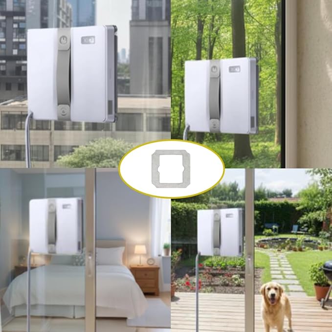 10 Pcs Cleaning Wipes Wipes, Mopping Mats for Ecovacs Winbot Mini Cleaning Robot, Washable and Reusable Cleaning Wipes Mop Pad Replacement Accessories