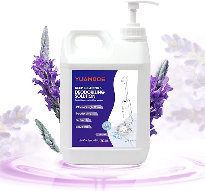Deep Cleaning & Deodorizing Solution, 85FL OZ/2.5L, Designed for Tineco, Compatible with Floor One Series & iFloor Series (EXCEPT S5 Steam/S7 Steam/iFLOOR 5 Steam), Lavender Fragrance