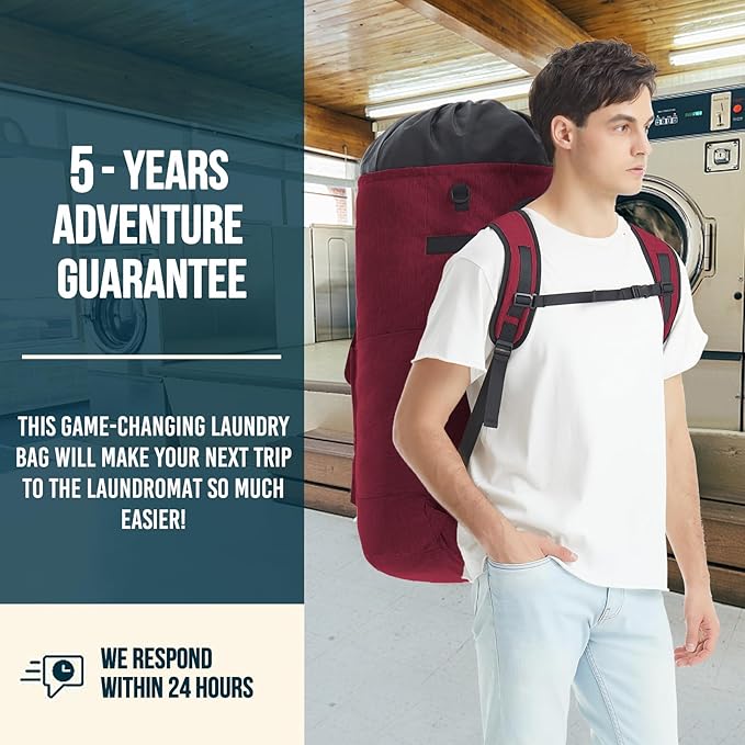 Laundry Bag With 4 Pockets,Laundry Bag With Shoulder Straps,Sturdy Laundry Backpack Heavy Duty,Large Clothes Hamper Bags 115L,College Laundromat Backpack For Dorm Room,Travel Laundry Bags XXL