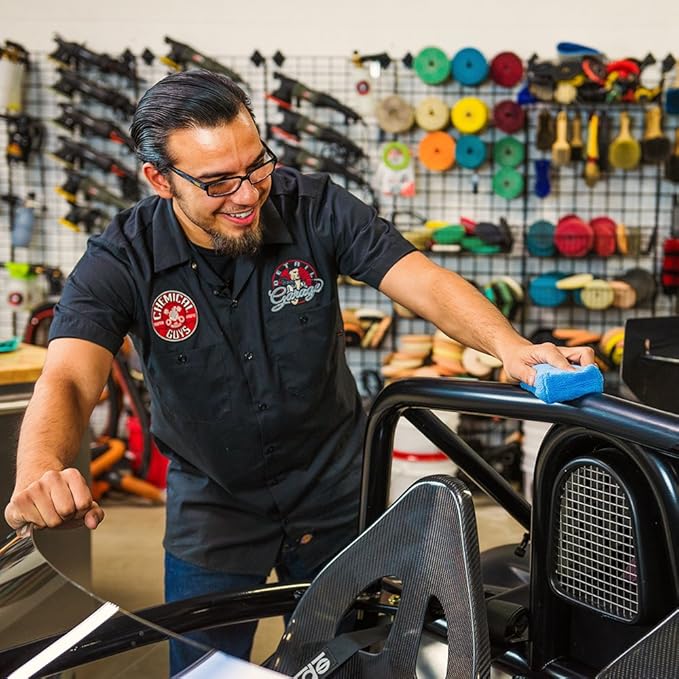 Chemical Guys Premium Microfiber Towel Bundle (16 in. x 24 in.) (Pack of 6) and Premium Grade Microfiber Applicators (Pack of 8)