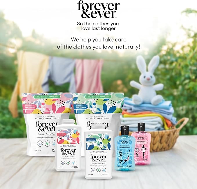 All Natural Laundry Detergent Powder, Gentle Clean Laundry Detergent, Enzyme Free, Plant Based, Biodegradable, Eco Friendly Washing Powder, High Efficiency Premium Wash, Soft Scented, 2.2lbs