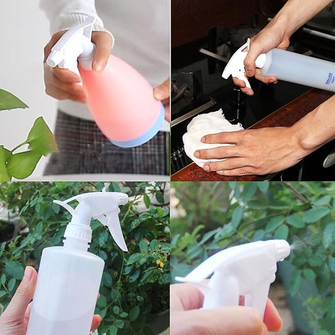 30 Pack Spray Bottle Nozzles, Heavy-Duty Stream Trigger Spray Nozzle Replacement Parts Adjustable Head Sprayer with Mist Stream Sprayer Fits 8oz /16oz Spray Bottles Round 28/400 Neck Bottles