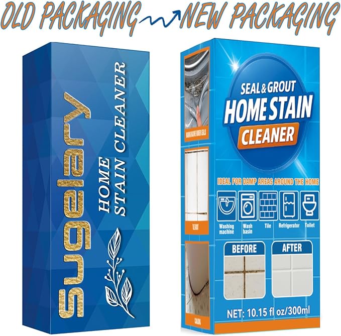 Sugelary Home Remover Gel, Household Washing Machine Cleaner for Washing Machine, Refrigerator Strips, Grout Cleaner Best for Home Sink, Kitchen, Showers (2Pack)