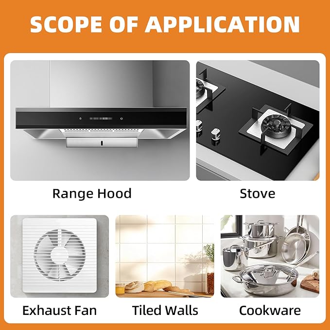 500ML Kitchen Foam Cleaner, Multipurpose Grease Cleaner Spray for Pots, Pans, Surfaces & Appliances with Dual-Spray nozzle,No-rinse Formula