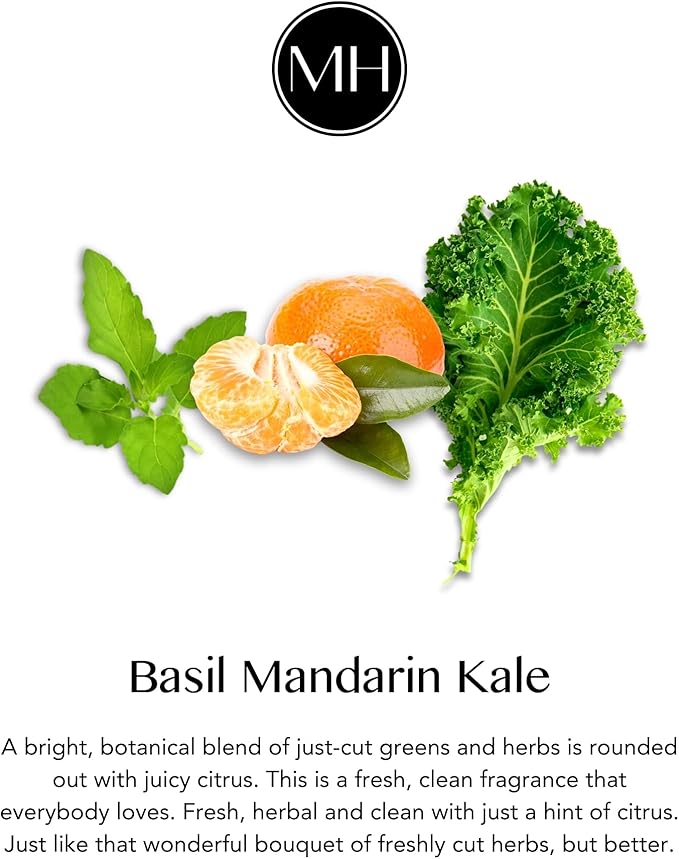 Murchison-Hume Garment Groom Fabric Freshener, Air Freshener, Odor Fighter, Laundry Treatment and Stain Remover, Basil Mandarin Kale