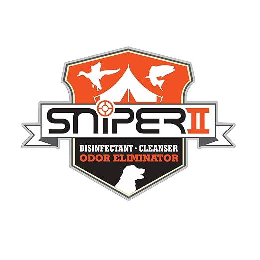 SNiPER II Disinfectant Cleanser and Odor Eliminator, Cleaner for Outdoor Disinfecting Purposes, Use for Hunting, Fishing, and Camping, Made in the USA, 8 Ounce Spray Bottle, 2-Pack