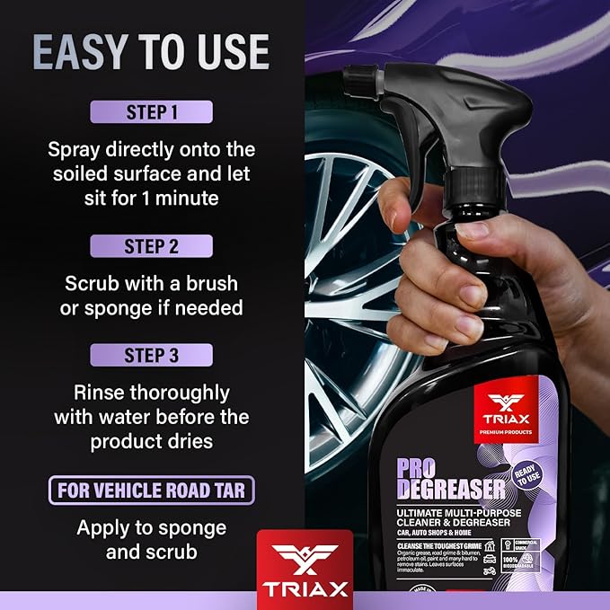 Triax Pro Degreaser and Cleaner, Multi-Purpose, Heavy Duty (1 Gallon)