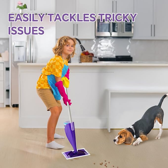 60 Count Wetjet Pads Refills for Swiffer Wet Jet, Disposable Mopping Pad Refills for Swiffer Wet Jet Mops, Thickness&Absorbent Household Cleaning, Multi Surface Floor Mop Pads