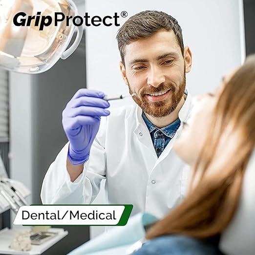 GripProtect Precise Nitrile Exam Gloves | 4 Mil | Chemo-Rated | (X-Small, 1,000)