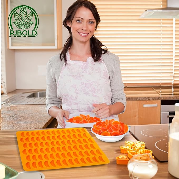 Mandarin Orange Slice Silicone Candy Mold - Half Sheet