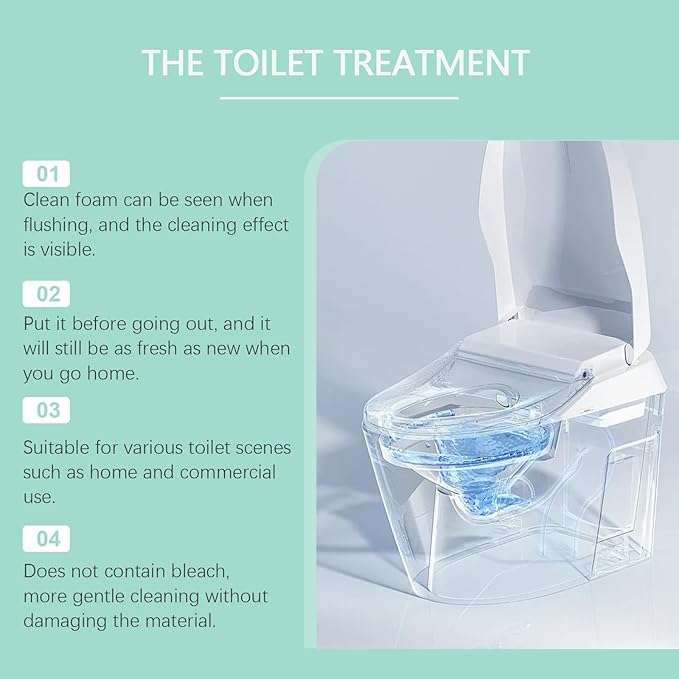 Krazy Klean Toilet Cleaner Pro,Krazy Clean Toilet Bowl Cleaner Bottle,Automatic Crazy Cleen Toilets Bowl Cleaners,Easy to Use,Long-Lasting Fresh Scent(2 pcs)