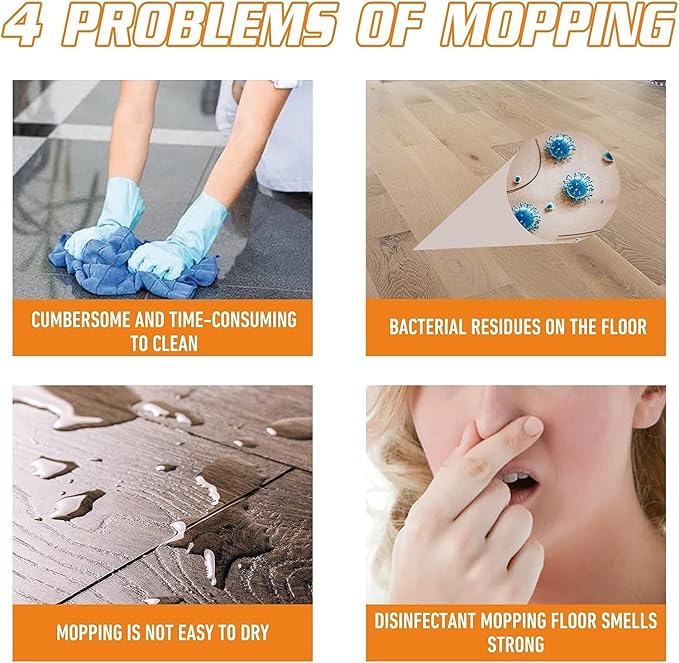 2 PCS Momeng FloorOrange, FloorCare,Momeng Floor Liquid, Powerful Decontamination Floor, Multipurpose Concentrate