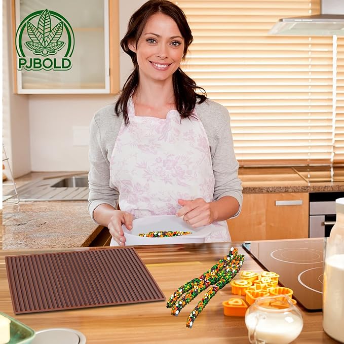 Gummy Candy Rope Mold - 1/3 Sheet Size