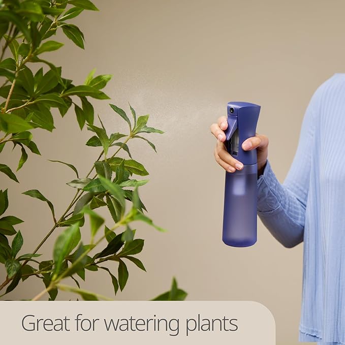 10 OZ Continuous Spray Bottles - Ultra Fine Mist Sprayer | Water Spray Bottle For Hair Stuff, Mister Spray Bottle For Plants Mister | Hair Spray Bottles For Hairstyling, Cleaning, Salons