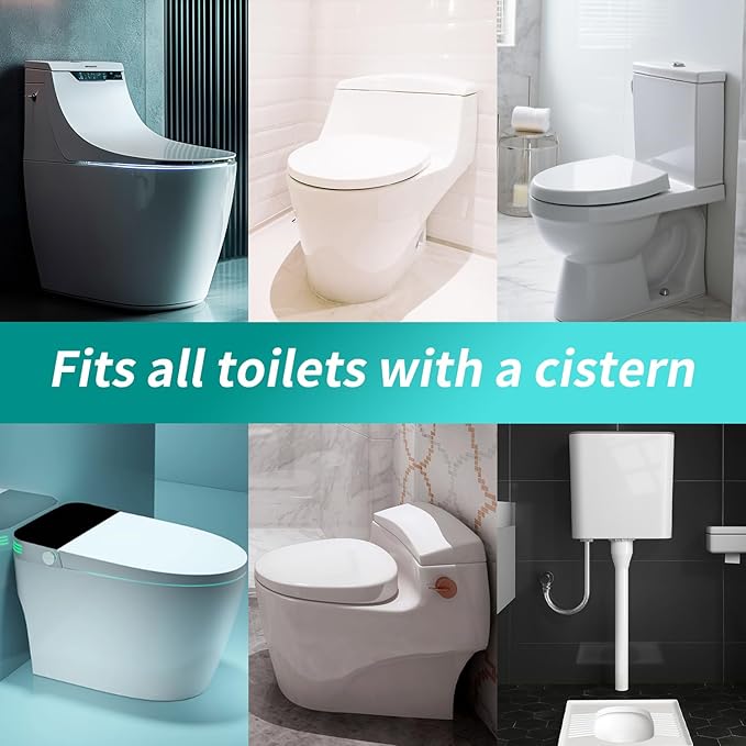 2Pcs WTWD Automatic Toilet Bowl Cleaner with Easy-Grip Hook, Prevents Hard Water Stains, Reduce Scrubbing, Toilet Tank Cleaner, Magic Bottle Design for Stain-Free Hands, Septic Safe