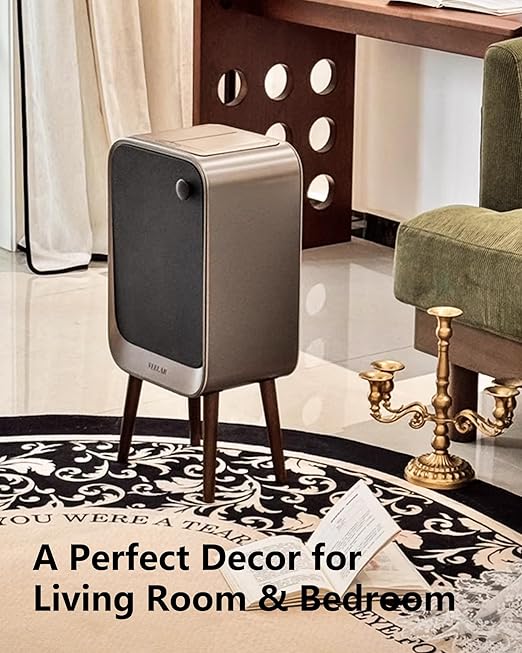 Motion Sensor Trash Can - Automatic Touchless 5.5 Gallon / 20L Garbage Bin with Lid, Quiet Auto Open/Close Office/Bedroom Trash Can for Living Room (Grey)