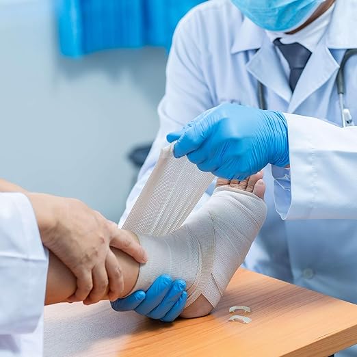 Medical Exam Blue Nitrile Gloves X Large 1000 Count - 3 Mil Powder and Latex Free Disposable Gloves - Case of 10 Boxes of 100