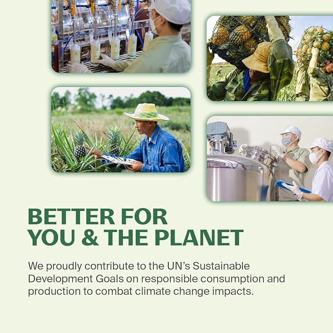 Fuwa3e Pineapple Enzyme Natural Toilet Bowl Cleaner Halcyon Eucalyptus - 16.9oz 1 Pack - 99% Plant Based Non Bleach Bathroom Cleaner - Freshens and Deodorizes with Fermented Pineapple Peels